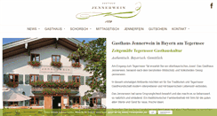 Desktop Screenshot of jennerwein-gasthaus.de