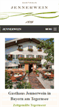 Mobile Screenshot of jennerwein-gasthaus.de